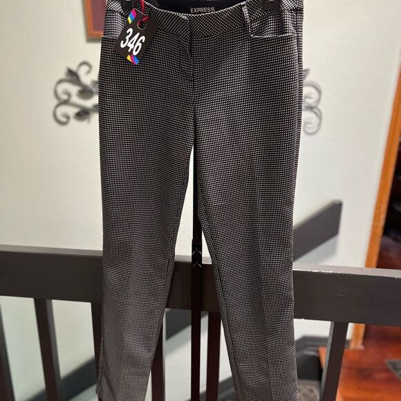 Express Monochrome Checkered Pants #DP346 - Picture 5 of 8